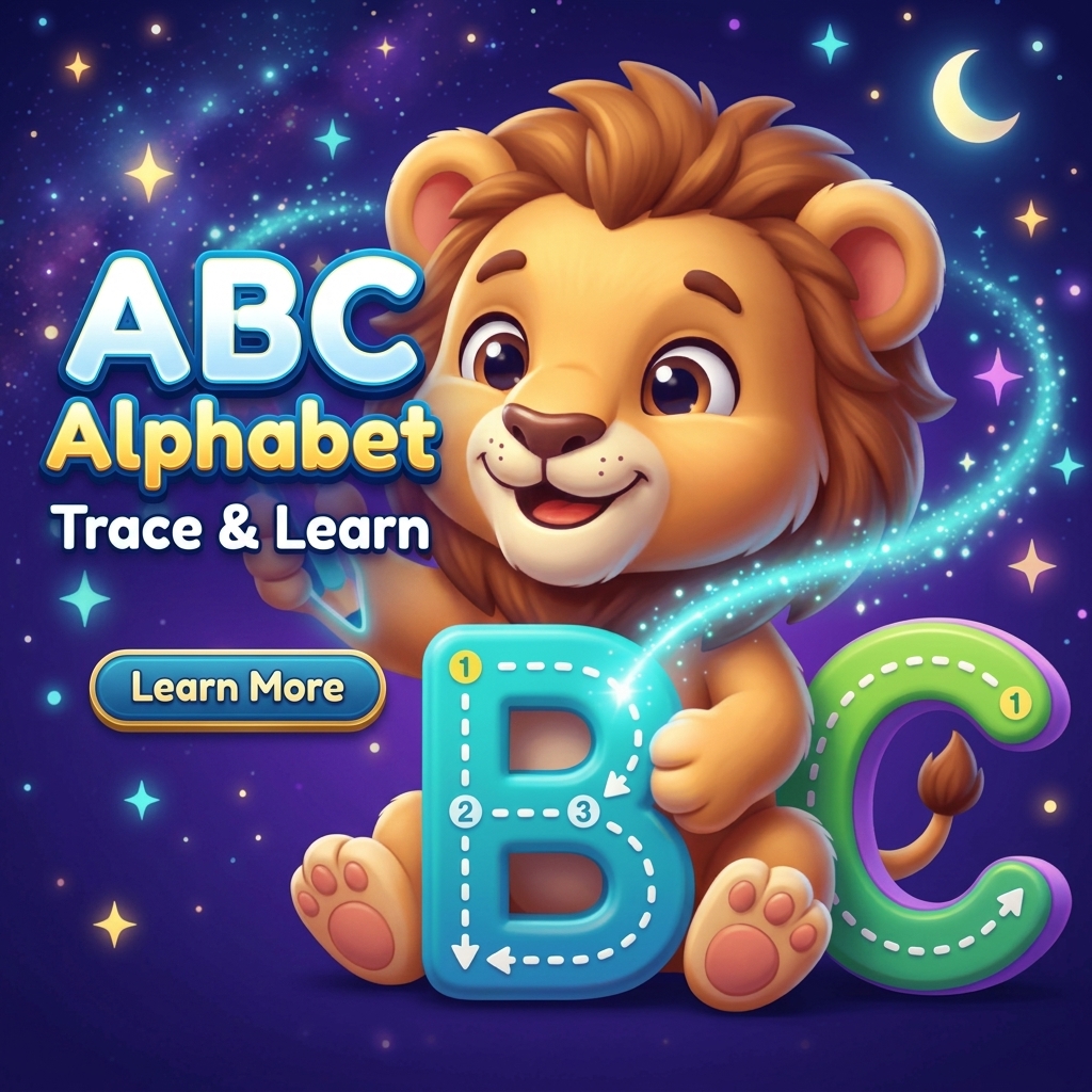 ABC Alphabet Trace & Learn Feature Graphic